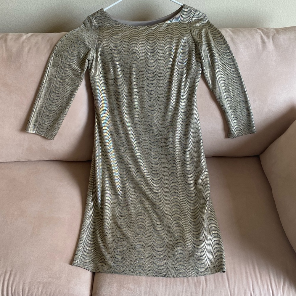 Gold/grey dinner dress ⚡️